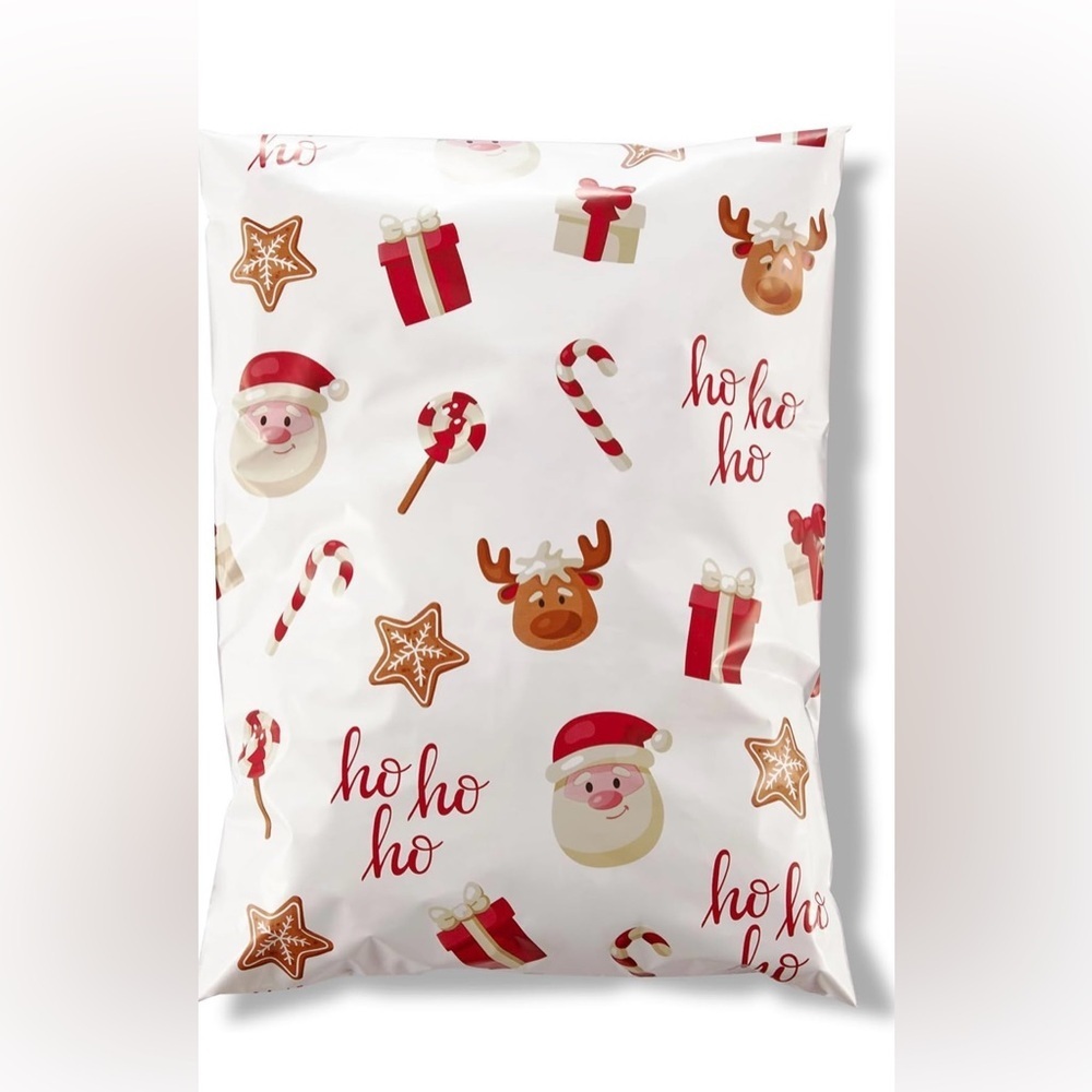 Christmas 20 poly mailer bags 10 x13 pack of 20